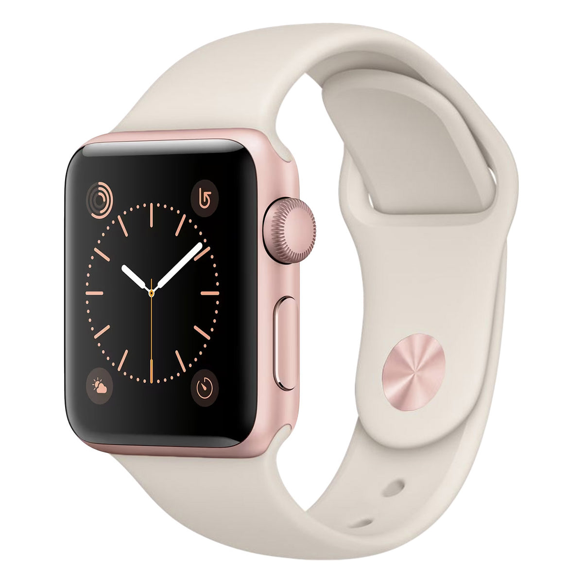 Rose Gold Aluminum with Starlight Sport Band