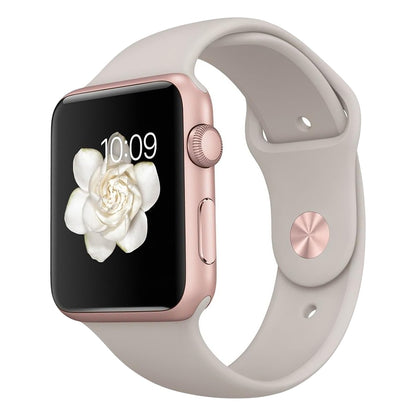 Rose Gold Aluminum with Starlight Sport Band