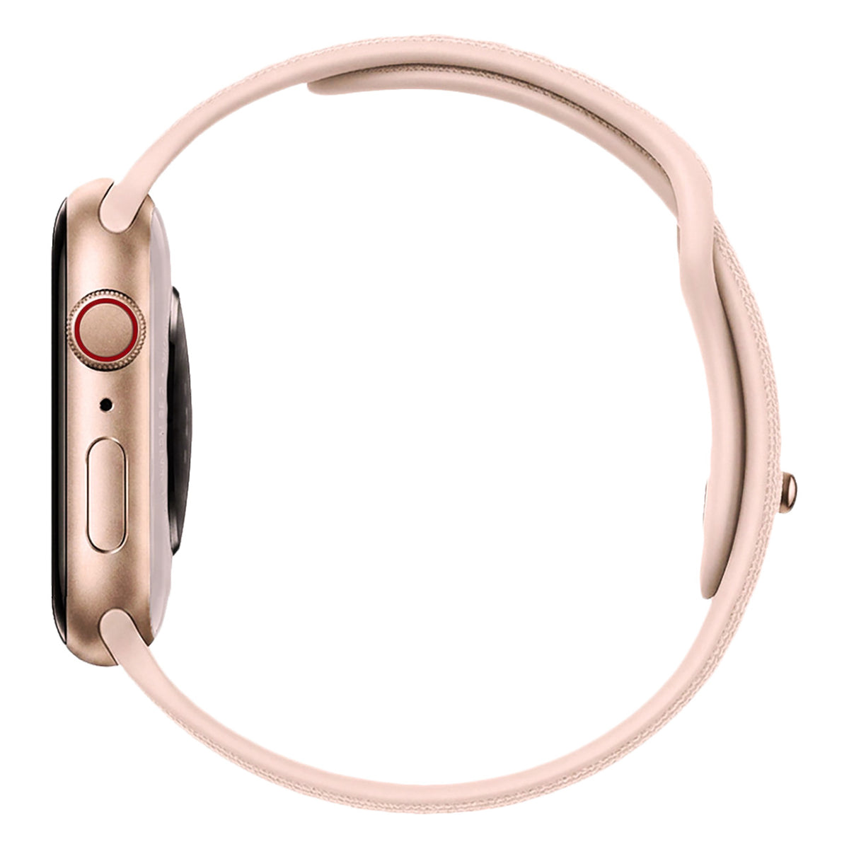 Gold Aluminum with Pink Sand Sport Band