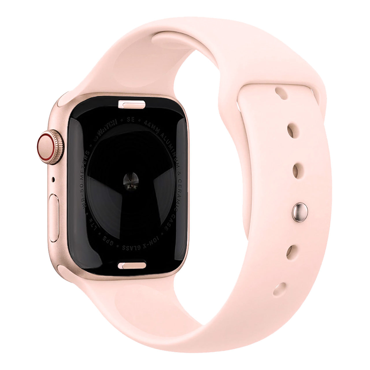 Gold Aluminum with Pink Sand Sport Band