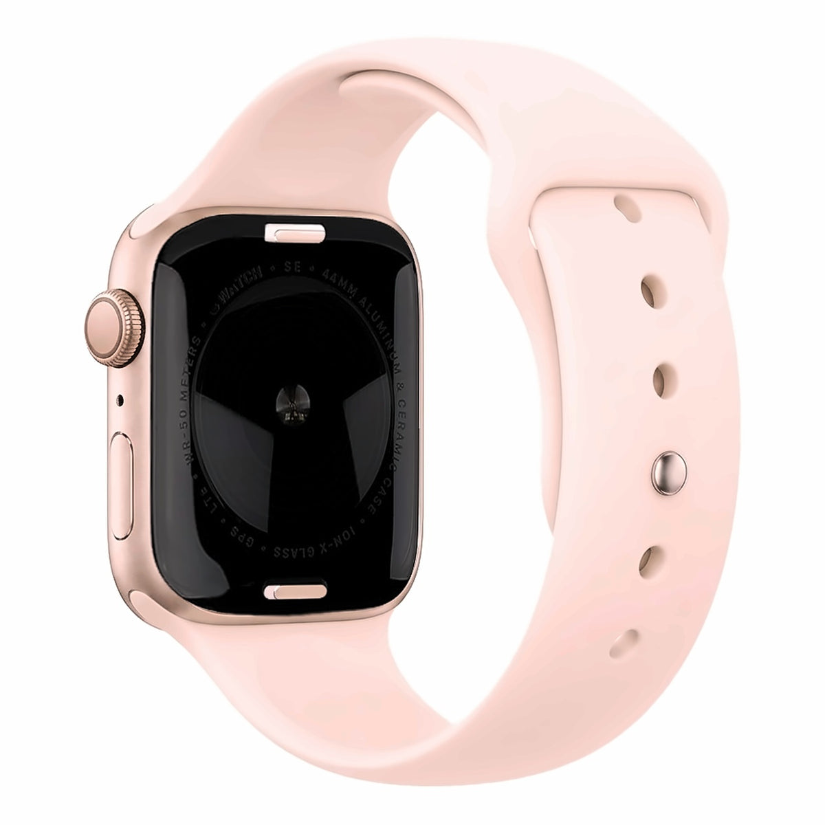 Gold Aluminum with Pink Sand Sport Band