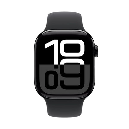 Jet Black Aluminum with Black Sport Band