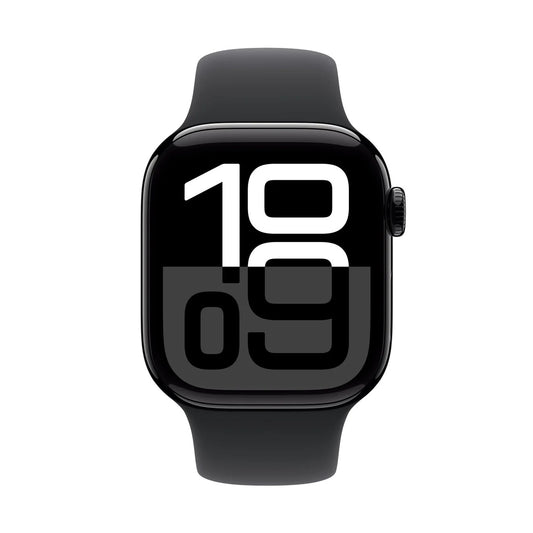 Jet Black Aluminum with Black Sport Band