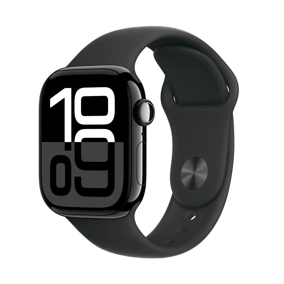 Jet Black Aluminum with Black Sport Band