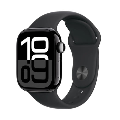 Jet Black Aluminum with Black Sport Band