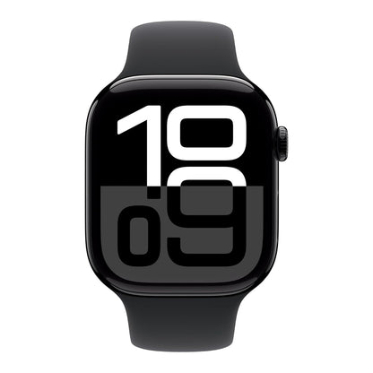 Jet Black Aluminum with Black Sport Band