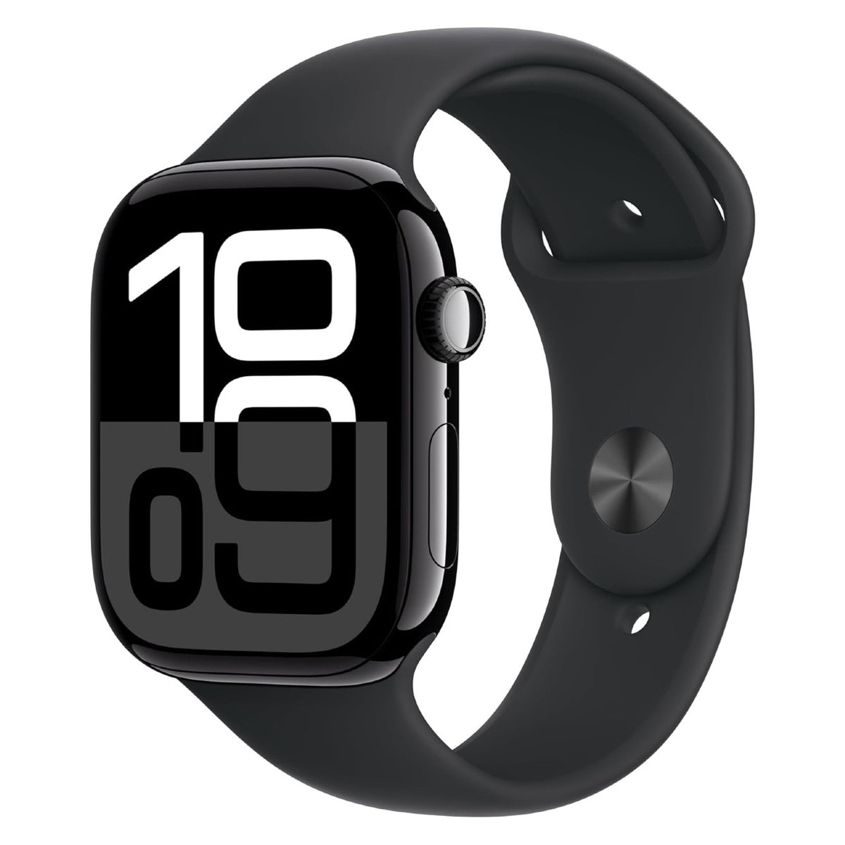 Jet Black Aluminum with Black Sport Band