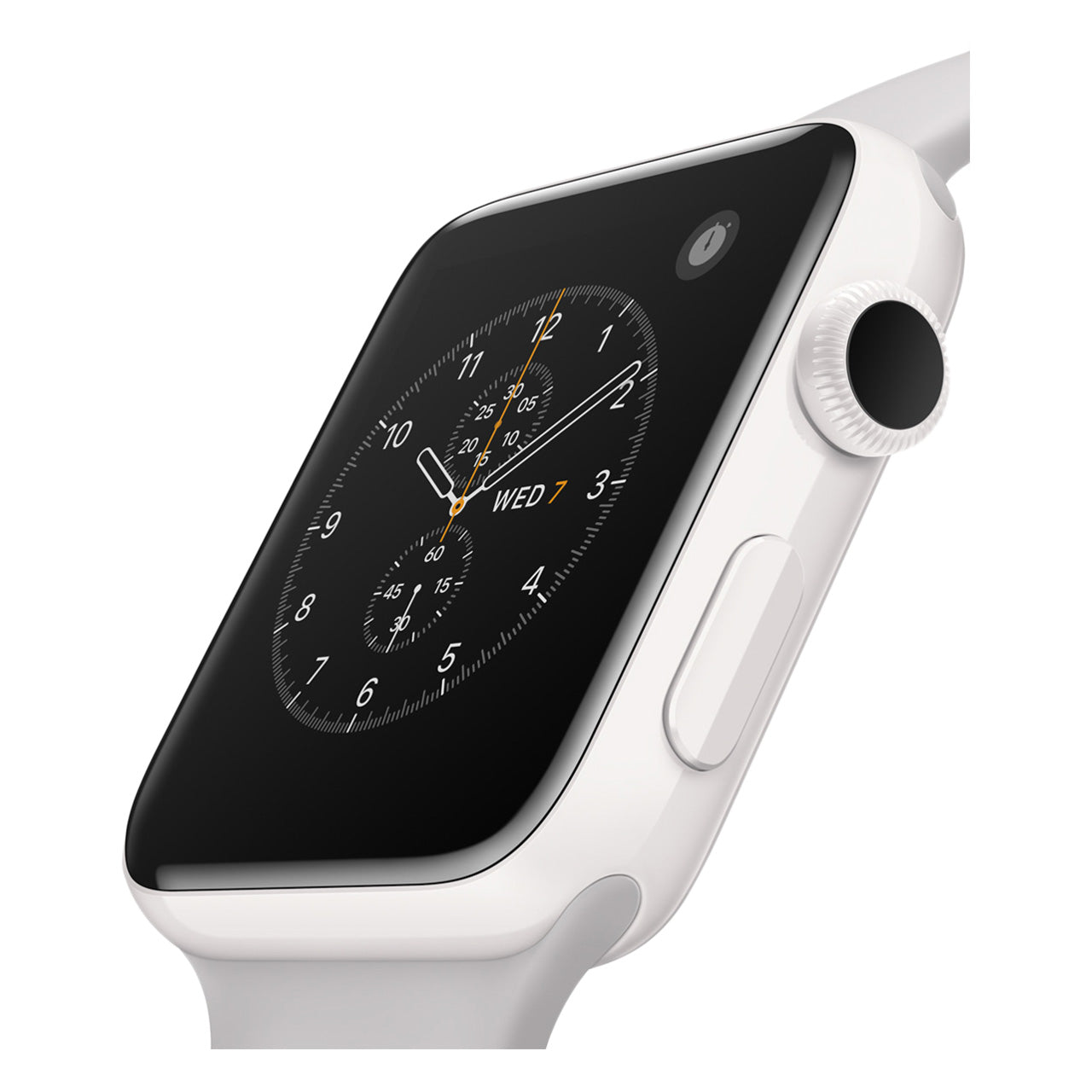 White Ceramic with White Sport Band