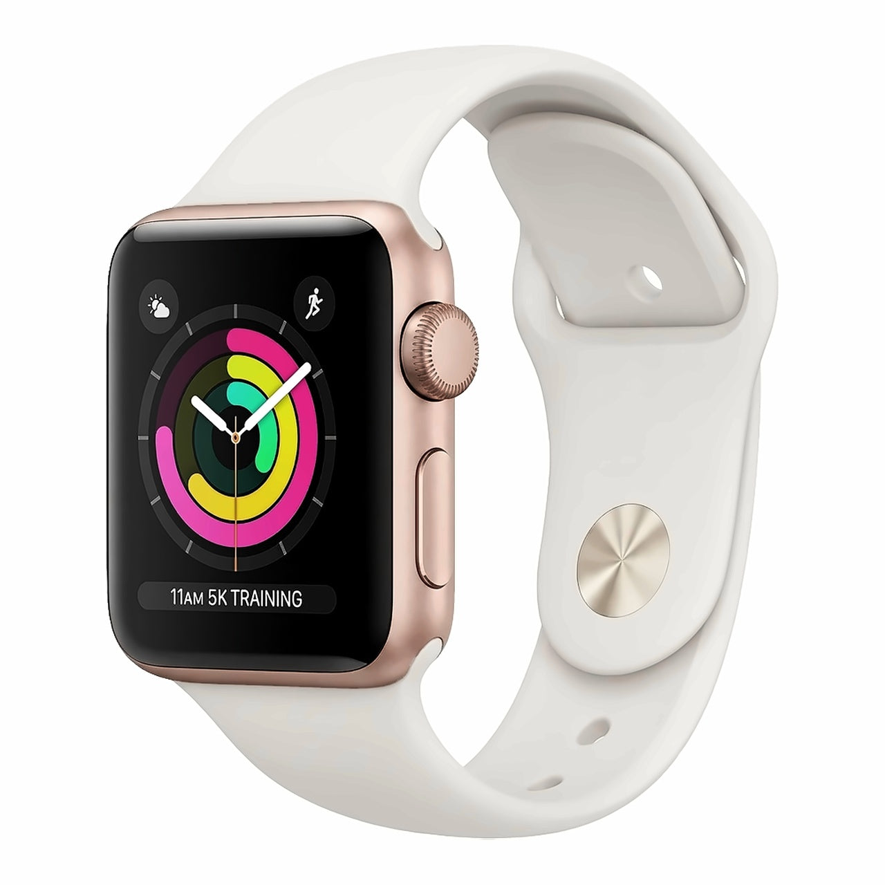 Gold Aluminum with Starlight Sport Band