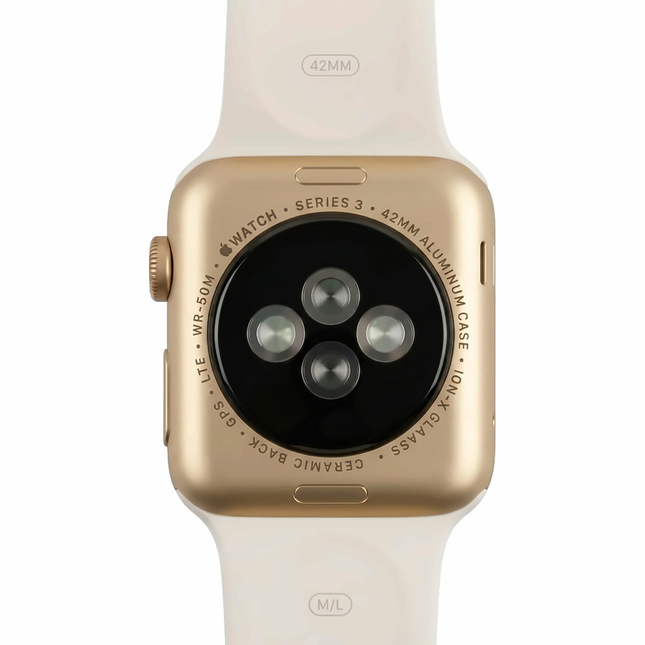 Gold Aluminum with Starlight Sport Band