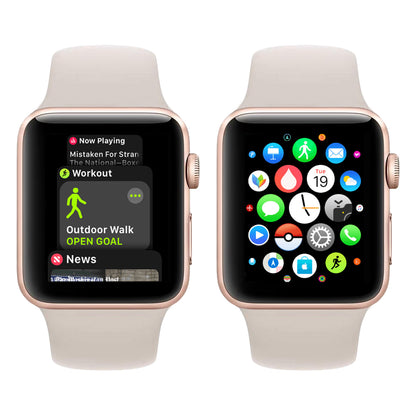 Gold Aluminum with Starlight Sport Band