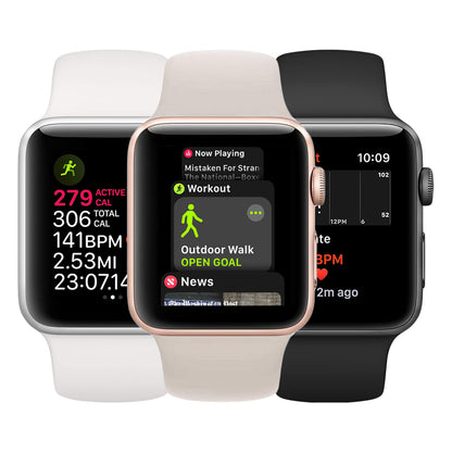 Gold Aluminum with Starlight Sport Band