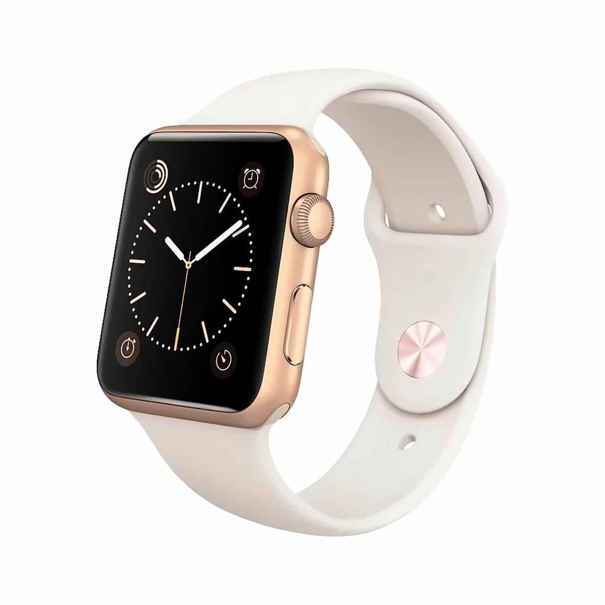 Gold Aluminum with Starlight Sport Band