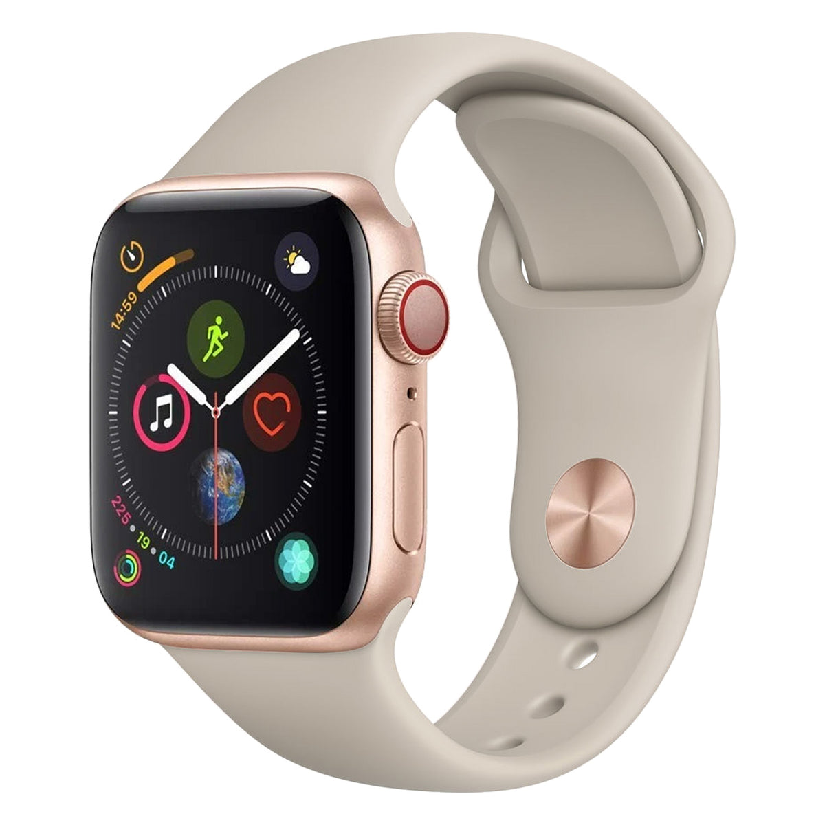 Gold Aluminum with Starlight Sport Band