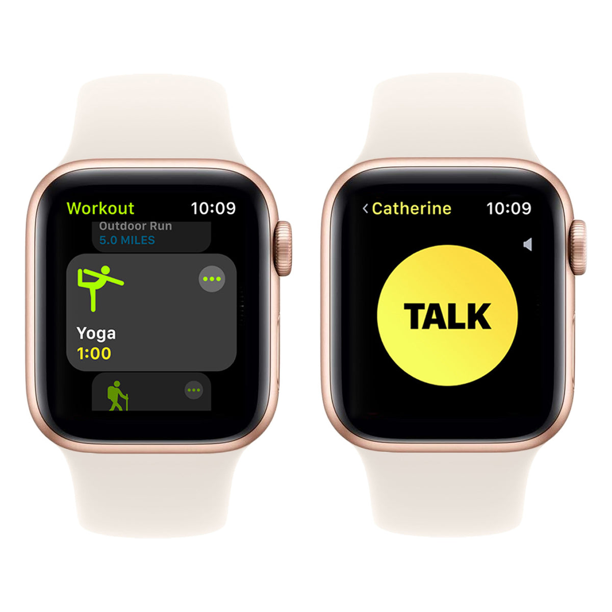 Gold Aluminum with Starlight Sport Band