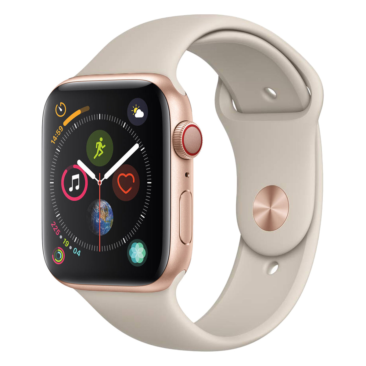 Gold Aluminum with Starlight Sport Band