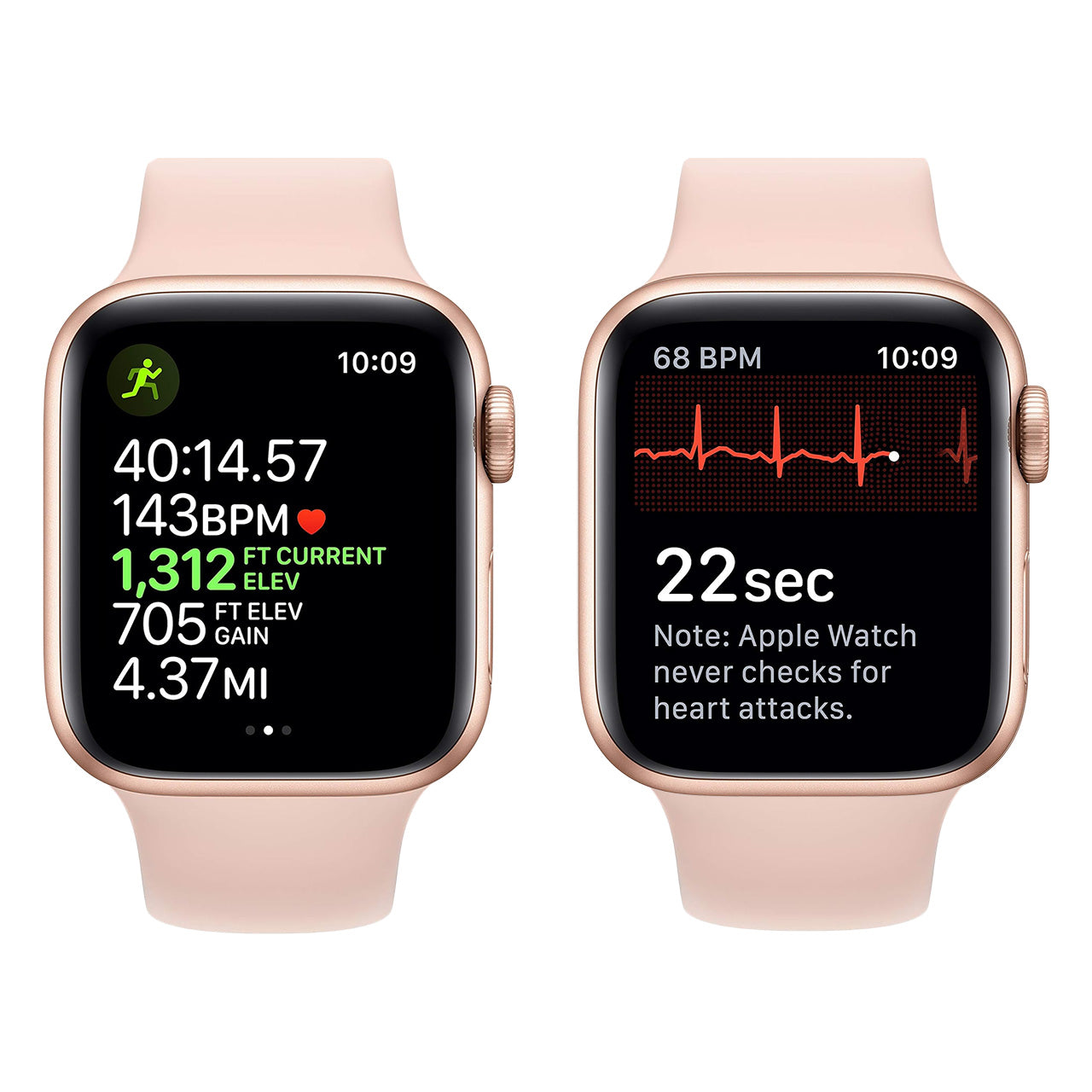 Gold Aluminum with Pink Sport Band