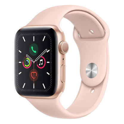 Gold Aluminum with Pink Sport Band