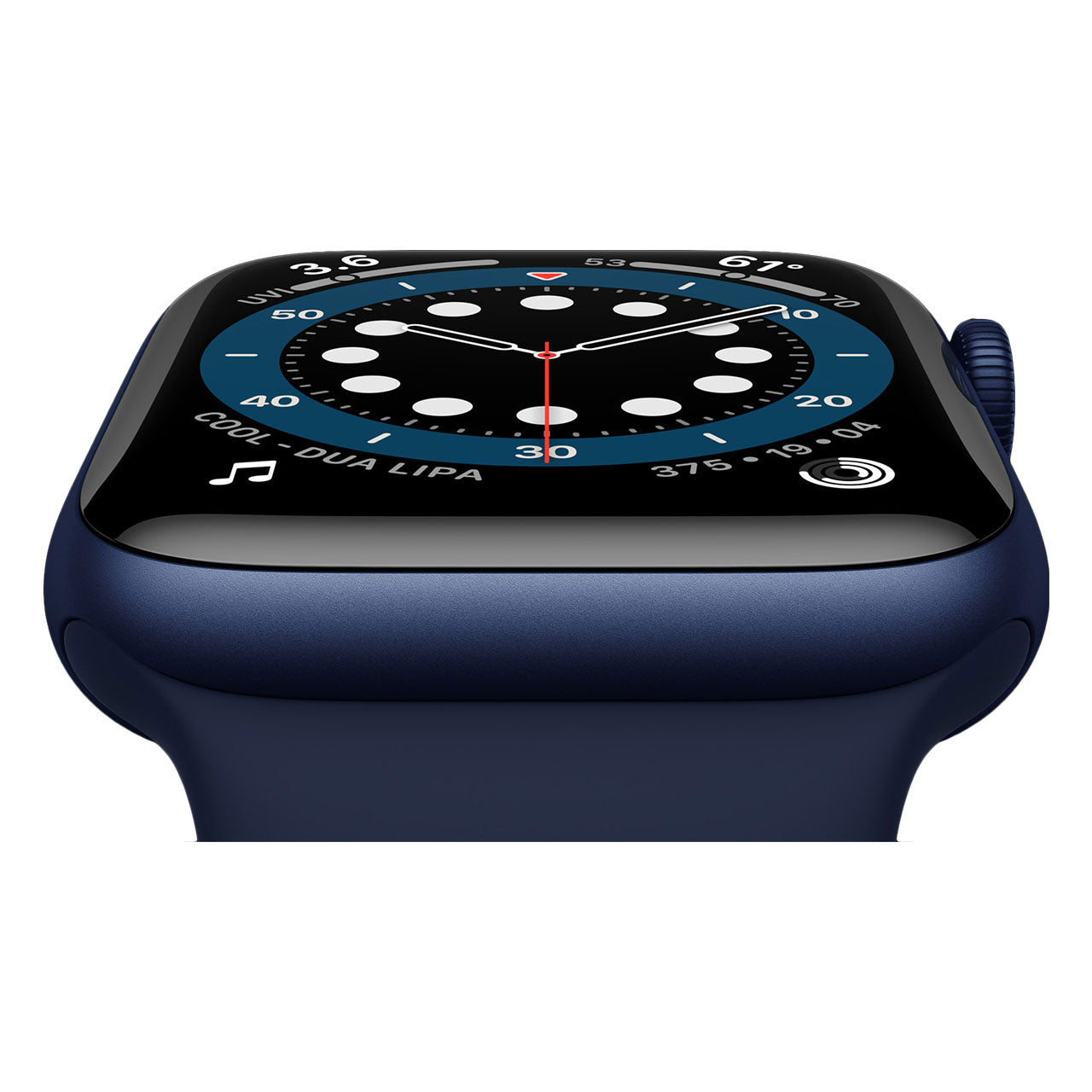 Blue Aluminum with Deep Navy Sport Band