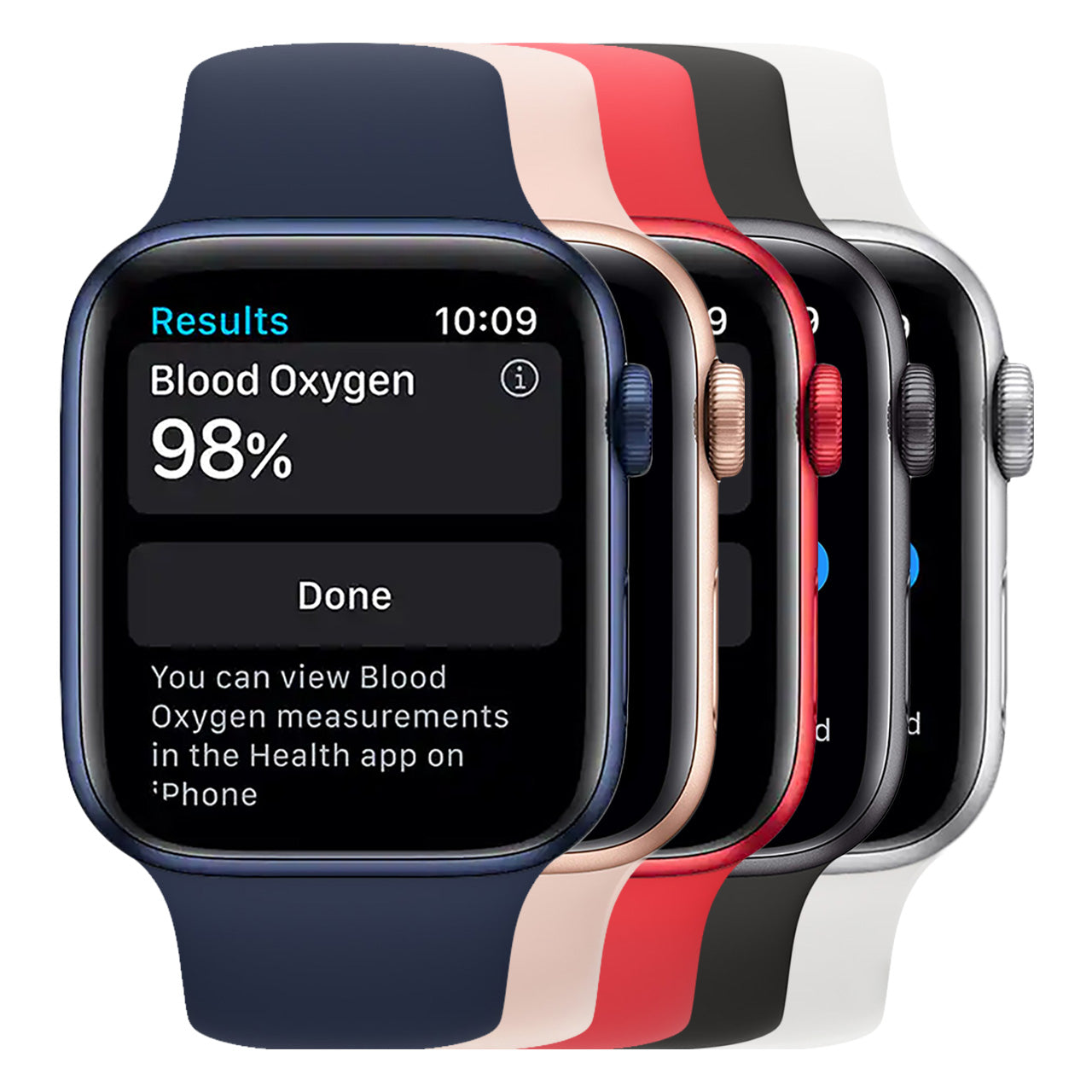 Blue Aluminum with Deep Navy Sport Band