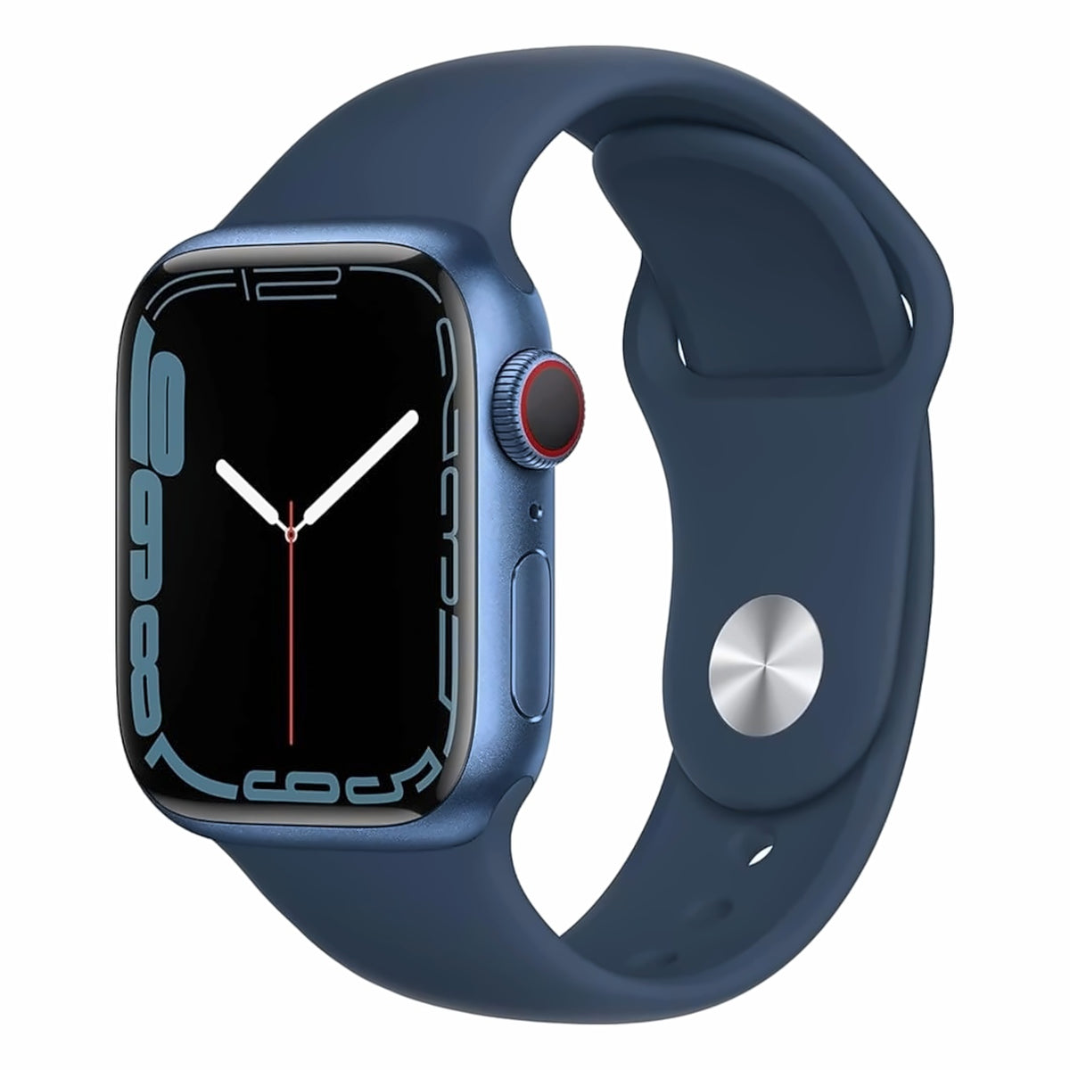 Blue Aluminum with Abyss Blue Sport Band