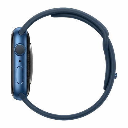 Blue Aluminum with Abyss Blue Sport Band