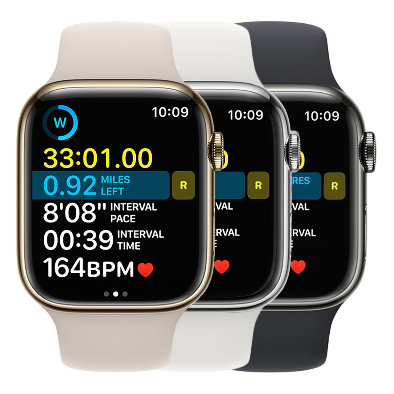 Gold Stainless Steel with Starlight Sport Band