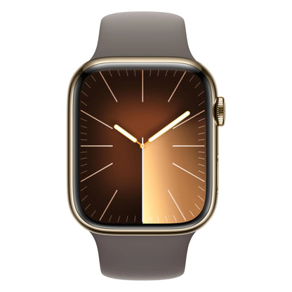 Gold Stainless Steel with Clay Sport Band