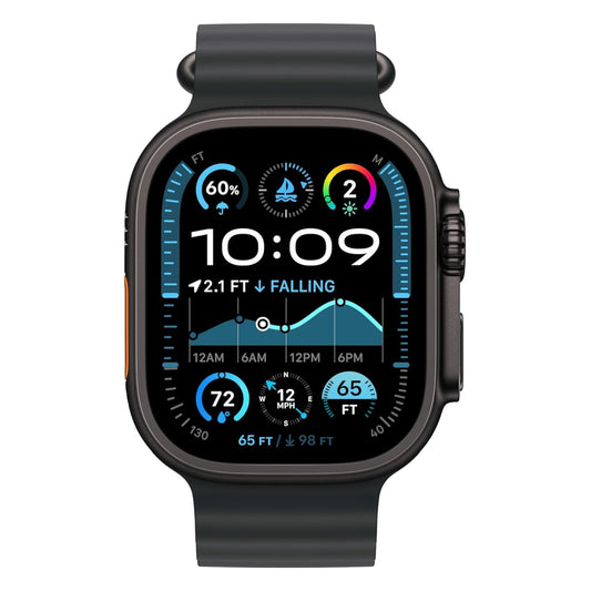 Black Titanium with Black Ocean Band