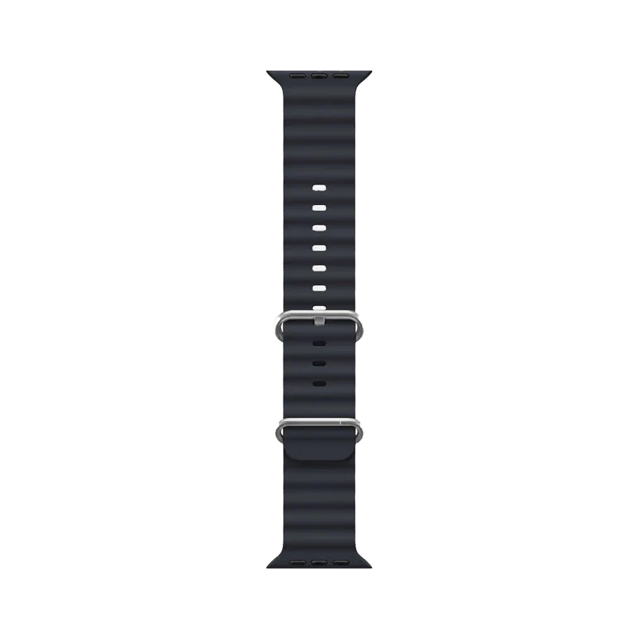 Natural Titanium with Midnight Ocean Band