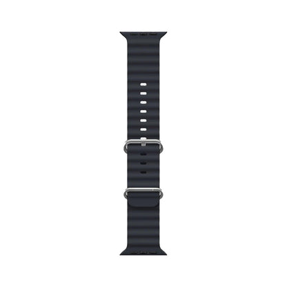 Natural Titanium with Midnight Ocean Band